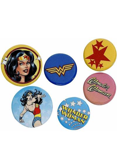 Set de Chapas Wonder Woman - DC Comics
