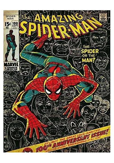 Lienzo Canvas Spider-Man 100th Aniversario Retro - Marvel (30X40)
