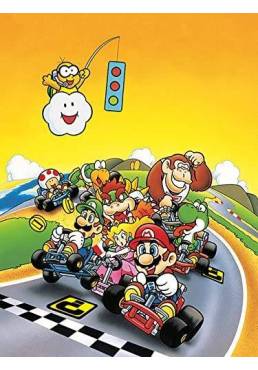 Lienzo Canvas Super Mario Kart Retro (30X40)