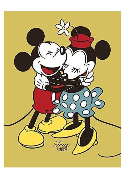 Lienzo Canvas Mickey y Minnie - Amor verdadero (30X40)