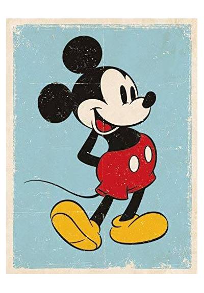 Lienzo Canvas Mickey Retro (30X40)