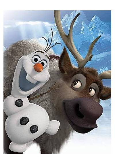 Lienzo Canvas Olaf & Sven - Frozen (30X40)