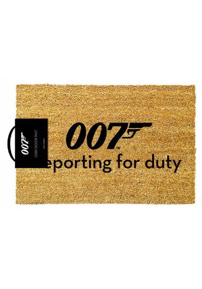 Felpudo Reporting For Duty - James Bond 007 (40 X 60 X 2)