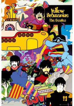 Poster Yellow Submarine Grupo - The Beatles (POSTER 61 x 91,5)