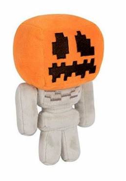 Peluche Esqueleto Calabaza - Minecraft