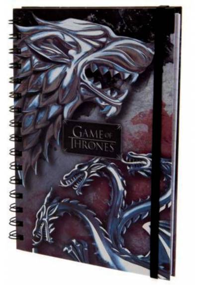 Cuaderno A5 Stark & Targaryen - Juego de Tronos