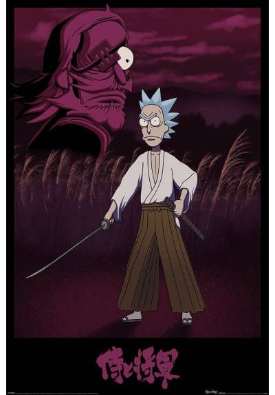 Poster Samurai Rick - Rick and Morty (POSTER 91.5x61)