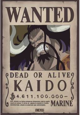 Poster Wanted Kaido - One Piece (POSTER 52 x 35)