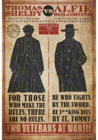 Poster Thomas vs Alfie - Peaky Blinders (POSTER 91.5x61)