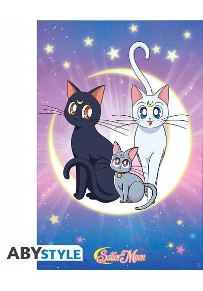 Poster Luna, Artemis & Diana - Sailor Moon (POSTER 91.5x61)