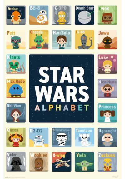 Poster Alphabet - Star Wars (POSTER 91.5x61)