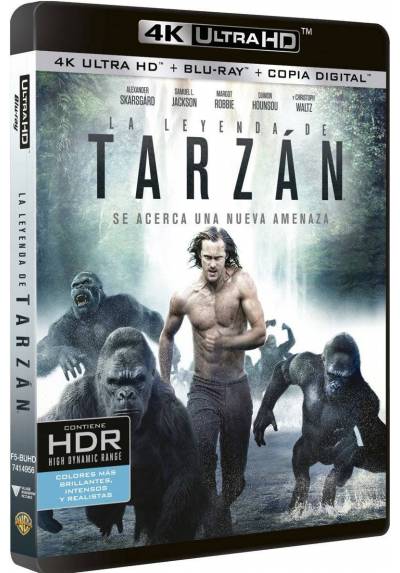 La Leyenda De Tarzan (4K Ultra HD + Blu-Ray + Copia Digital) (The Legend Of Tarzan)