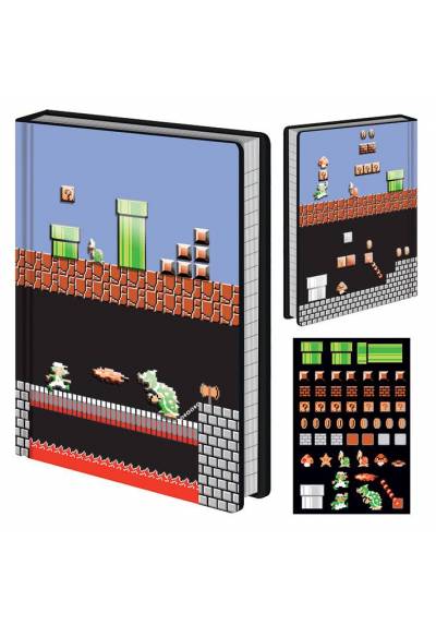 Cuaderno A5 Magnetico - Super Mario Bros