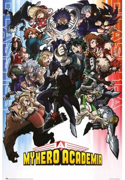 Poster Clase 1-A and Clase a-B - My hero Academia (POSTER 91,5 x 61)