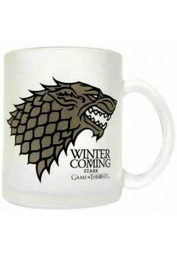 Taza vidrio traslucida Stark - Juego de Tronos