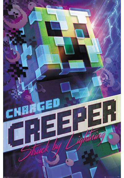 Poster Charged Creeper - Minecraft (POSTER 61 x 91,5)