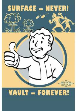 Poster Vault Forever - Fallout 4 (POSTER 61 x 91,5)