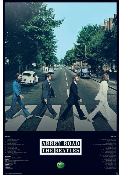 Poster Canciones en Abbey Road - The Beatles (POSTER 91,5 X 61)