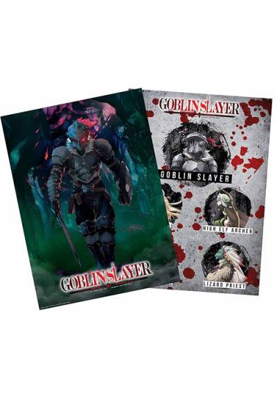 Set 2 Chibi Posters Grupo & Slayer - Goblin Slayer (POSTER 52x38)
