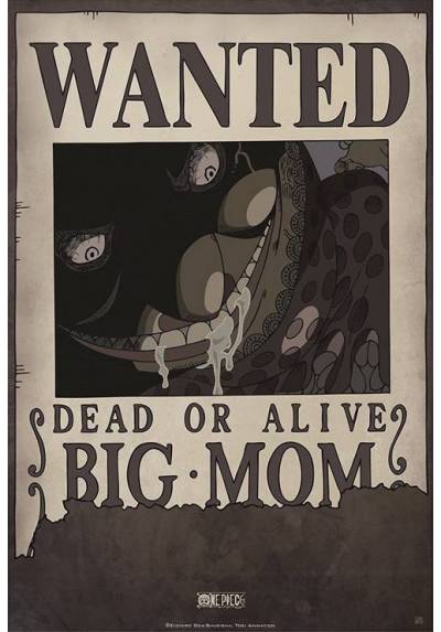 Poster Wanted Big Mom - One Piece (POSTER 52 x 38)