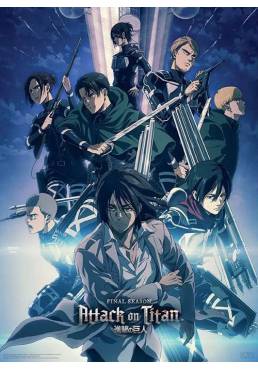 Poster S4 Grupo - attack on titan (POSTER 52 x 38)