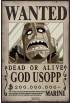 Poster Wanted Usopp New - One Piece (POSTER 52 x 38)