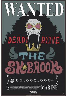 Poster Wanted Brook New - One Piece (POSTER 52 x 38)