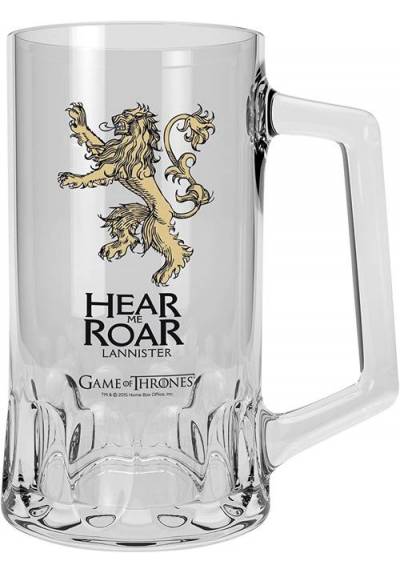 Jarra de cerveza cristal Lannister - Juego de Tronos