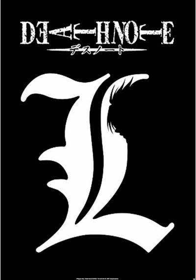 Poster Cartel Simbolo L - Death Note (POSTER 52x38)